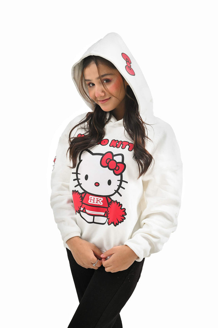 Hello Kitty Printed Hoodie