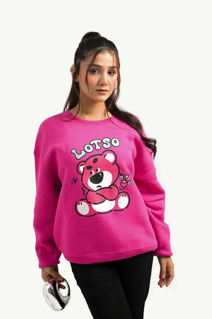 Lotso Bear Printed Sweatshirt