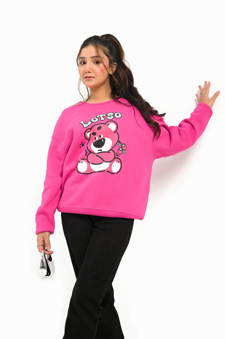 Lotso Bear Printed Sweatshirt