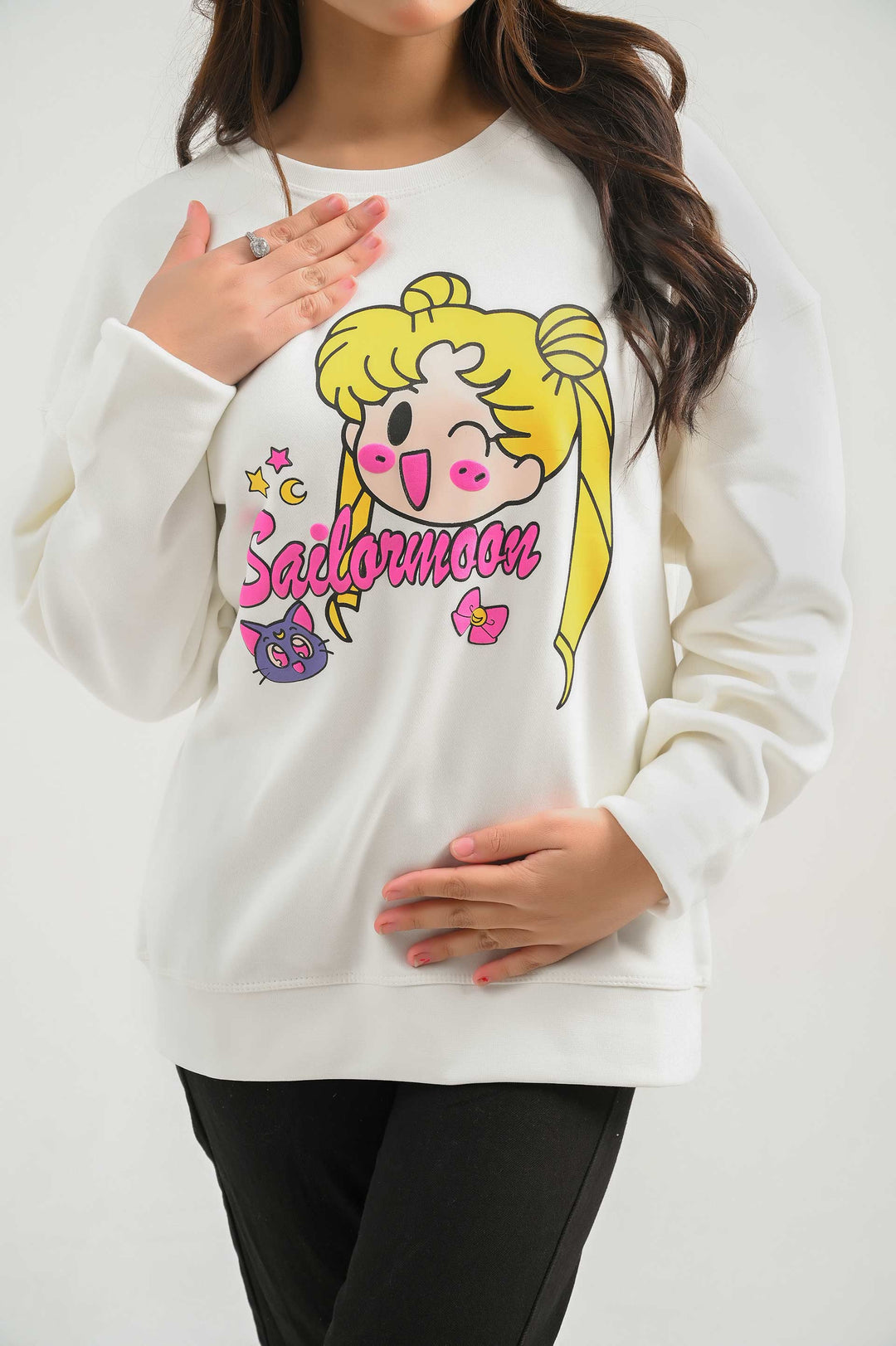 Sailor Moon Printed Sweatshirt