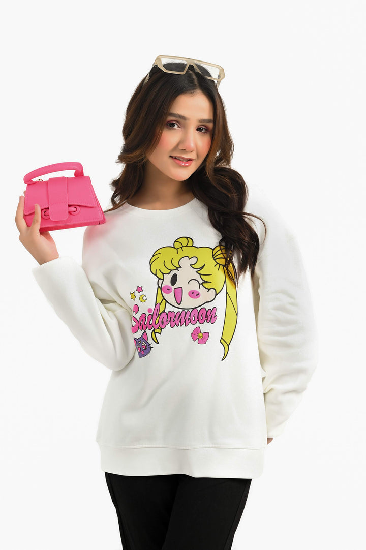 Sailor Moon Printed Sweatshirt